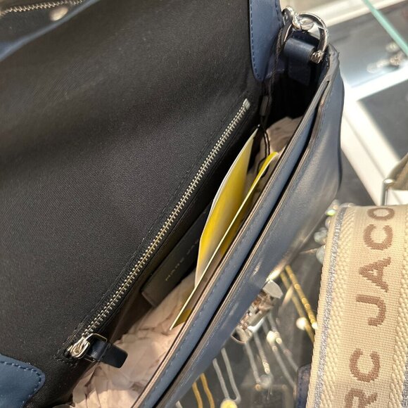 NWT! New Marc Jacobs J Marc Shoulder Bag - Mini Quilted Lambskin Nude Pink - Picture 5 of 9